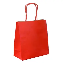 Shopping bag TORCIGLIONE Duplex Rosso 26x12x26cm (50 pz)